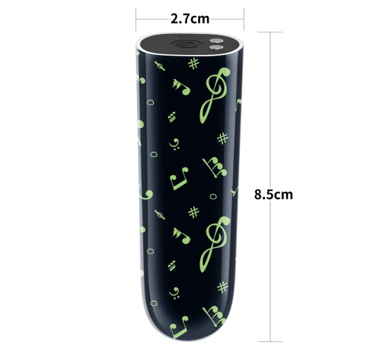 Rechargeable Glow-in-the-dark Music Massager